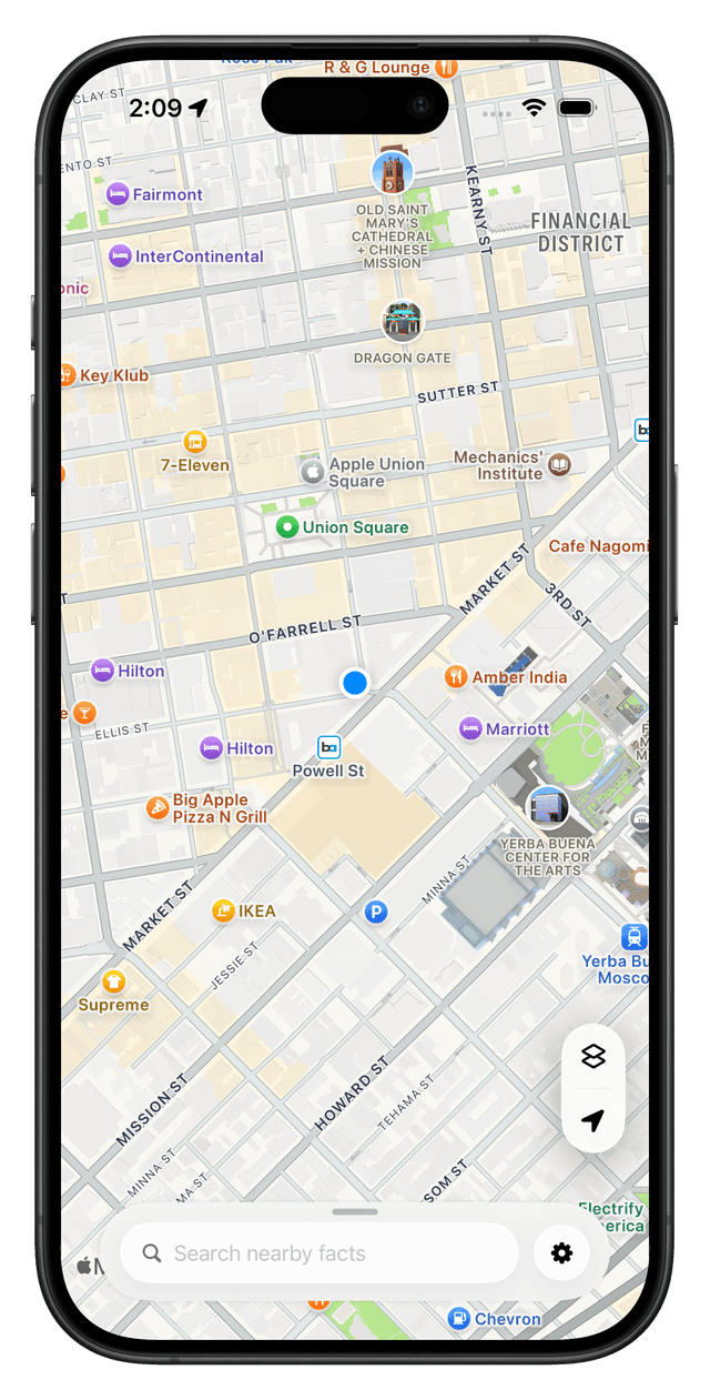 RouteWhisper App Sheet View